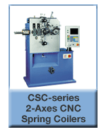 CSC-series spring coiler